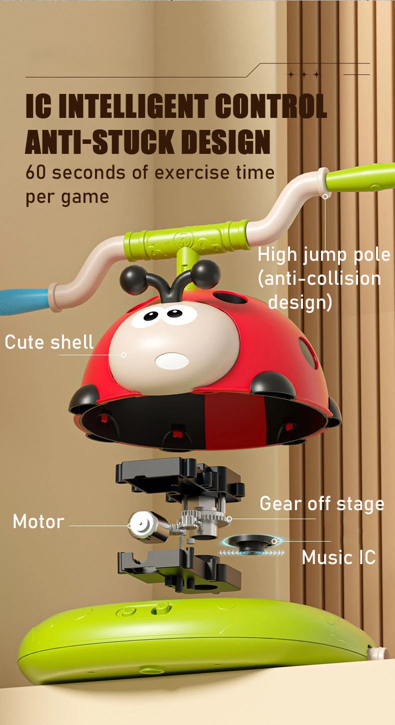 3-In-1 Kid Skipping Rope Machine Ferrule Game Adjustable Sport Machine Somatosensory Training Toy Indoor Outdoor Sport Equipment