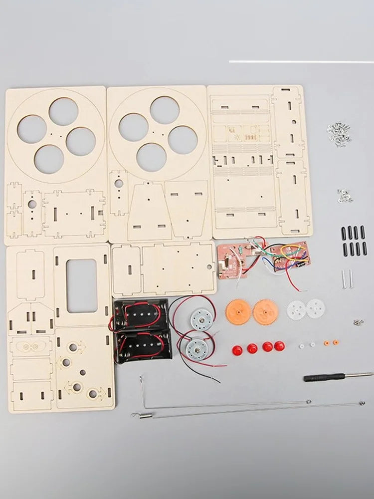 Sci-Tech Education Toy: DIY Balance Robot Model, Remote Control Change Direction Technology, Perfect Gift for Pupils