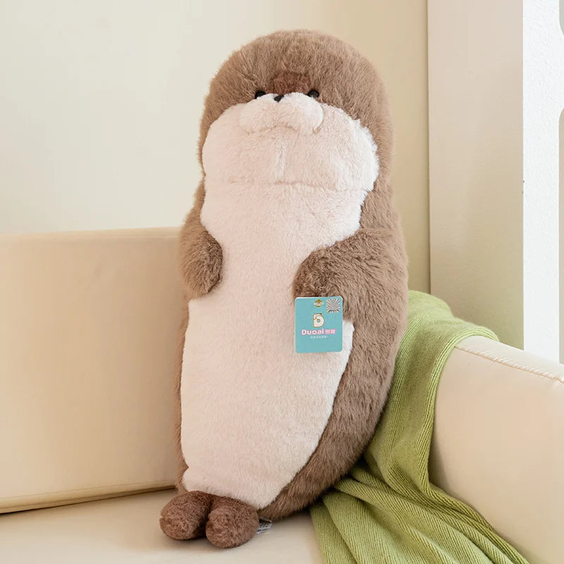 Stuffed Seal Sea Lion Plush Toy Cartoon Animal Sea Otter Soft Doll Sleeping Pillow Sofa Cushion Cute Christmas Birthday Gift