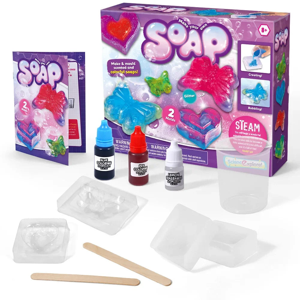 Slime Making Kits Children Science Experiment Toy Foam Glue Slime Diy Handmade Slime Science Experiment