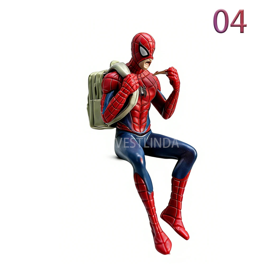 Superhero Spiderman Marvel Model Action Doll Mini Avengers Toy