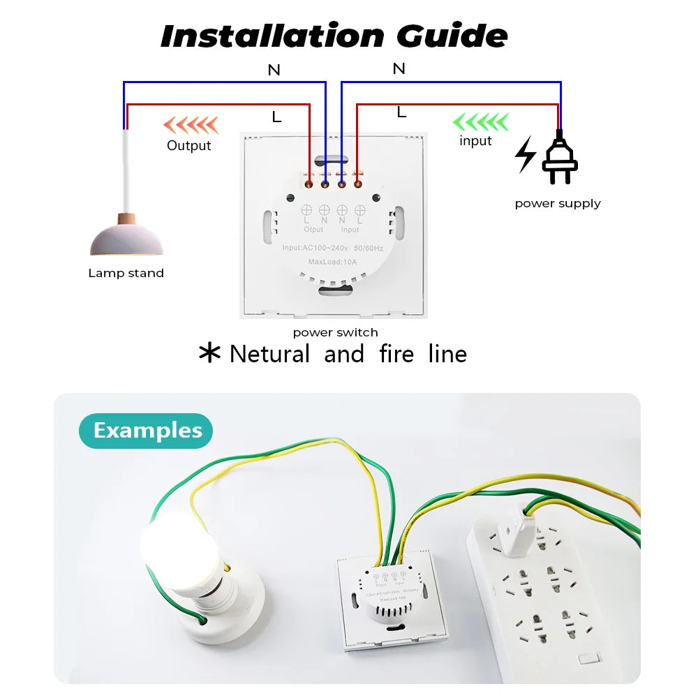 SMATRUL Wall Smart Light Switch Infrare IR Sensor No Need Touch EU UK 220V 110V Glass Screen Panel Electrical Power On Off Lamp