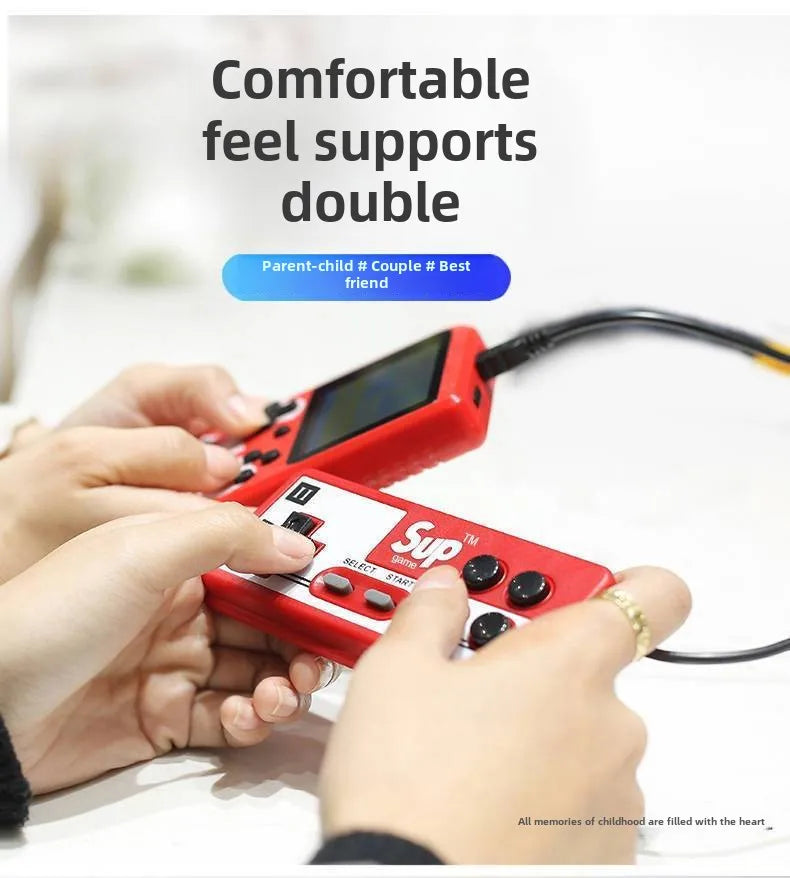 Retro Classic Games Kids Handheld Mini Game Console 400 Games,Rechargeable,Connectable with TV,Doubles,Party Kids Adult Toys