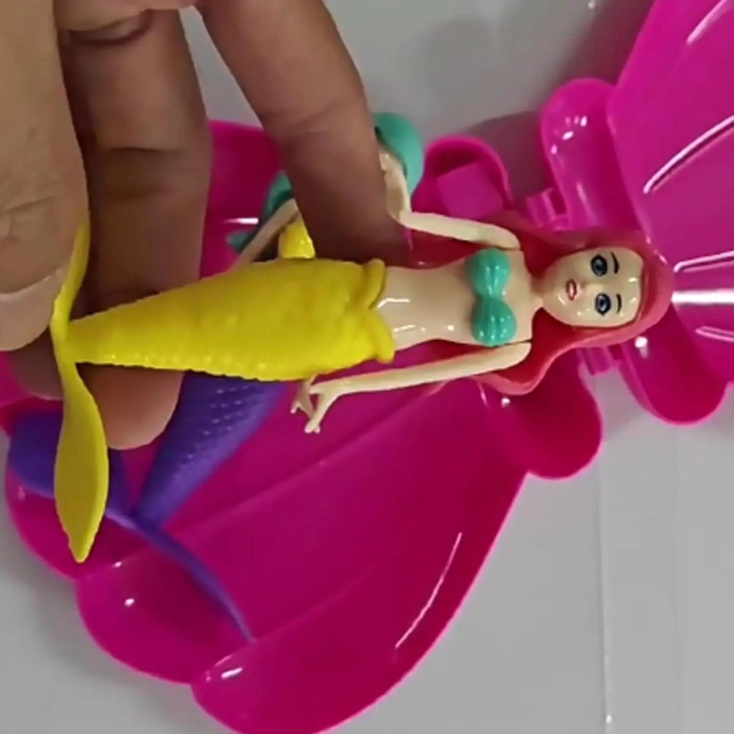 Mermaid Pool Toy Shell Funny Spin Princess Floats Summer Swimming Water Toys Magical Floating Shell Gifts Bath Toys Toddler Toys
