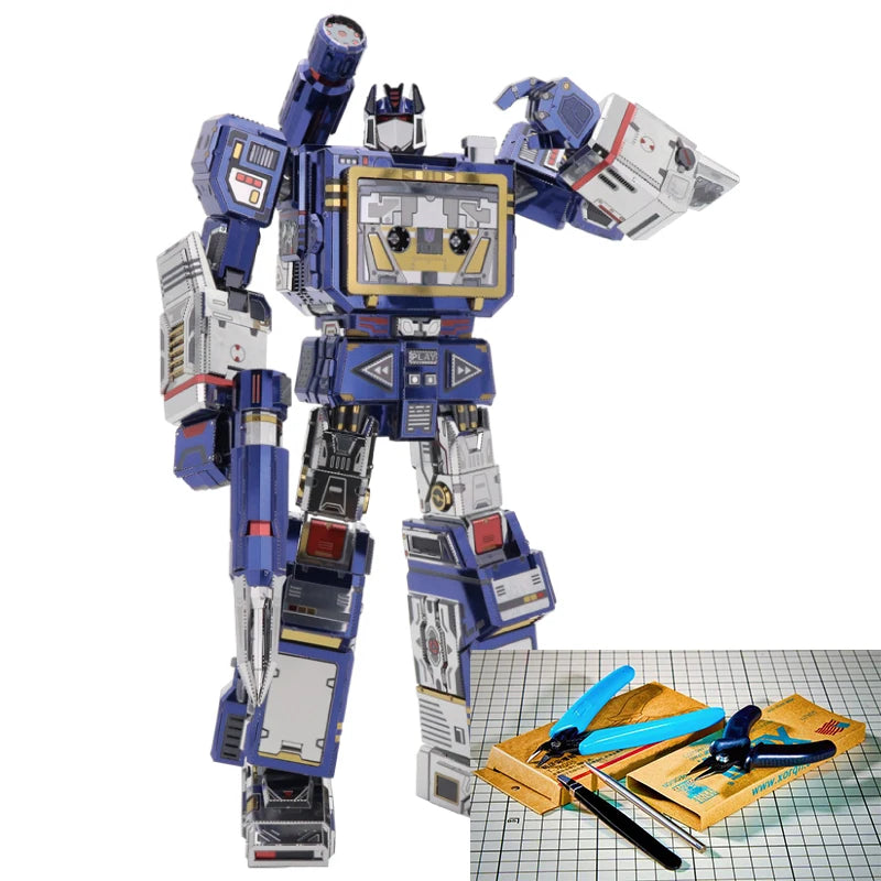Metal Assembly Model DIY Robot 3D Stereo Puzzle Kit High Collection Difficulty