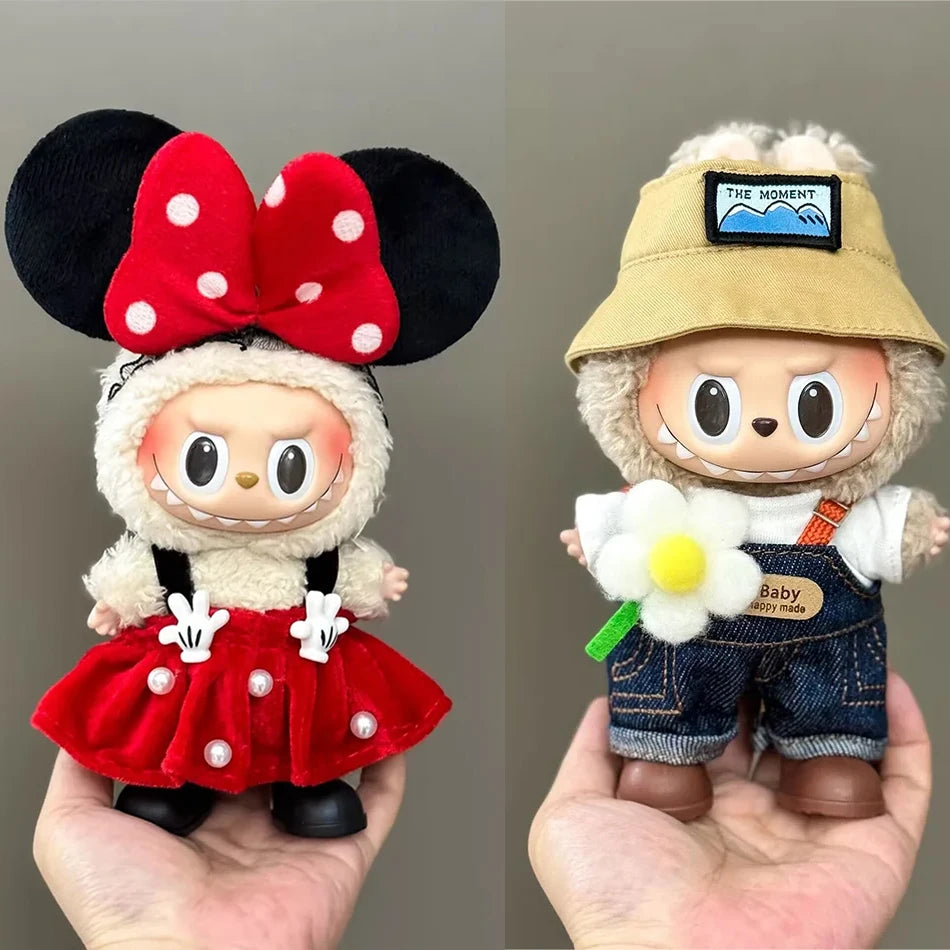 Mini Doll Clothing 15-17cm Labubu Clothing Accessories