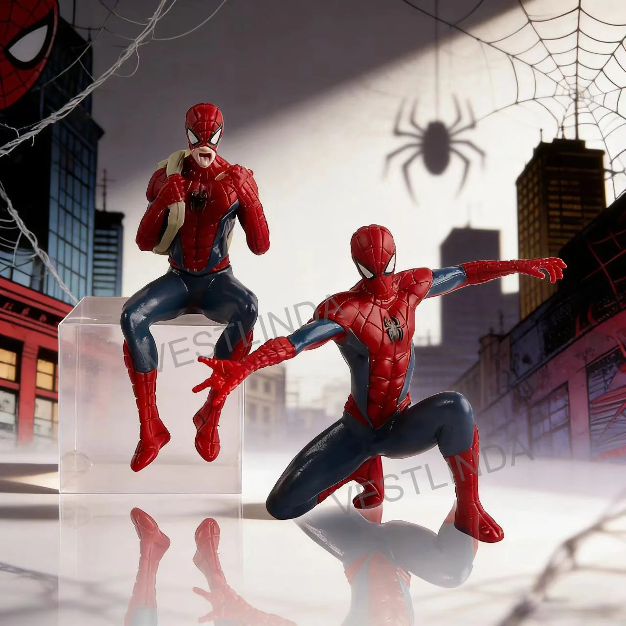 Superhero Spiderman Marvel Model Action Doll Mini Avengers Toy