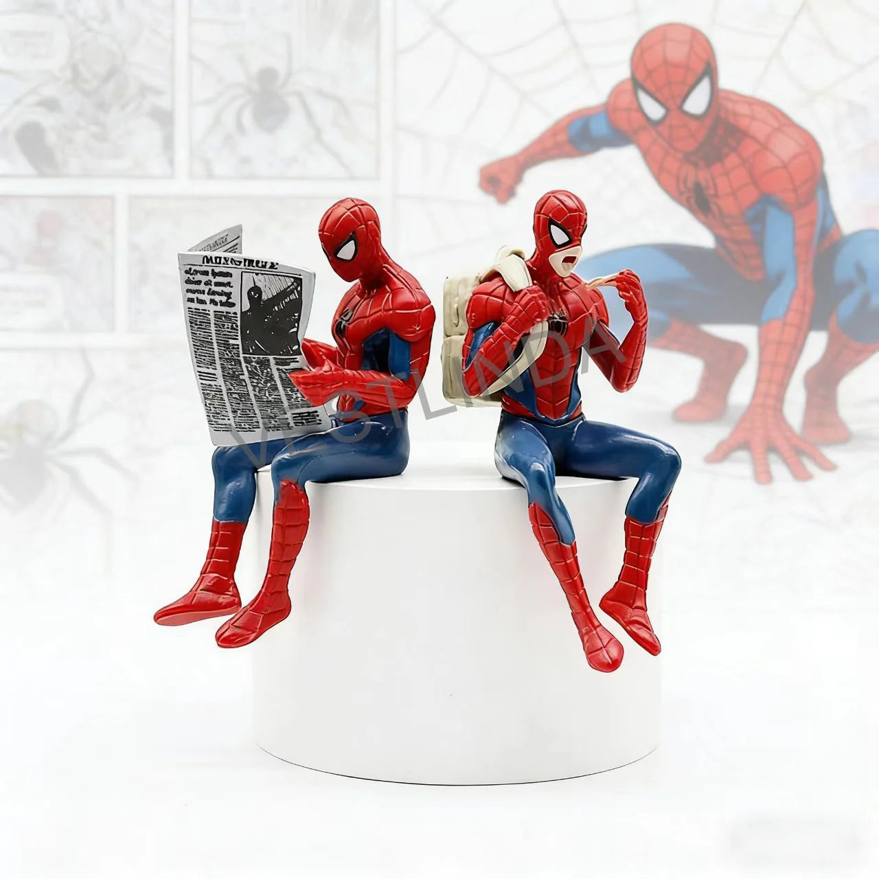 Superhero Spiderman Marvel Model Action Doll Mini Avengers Toy