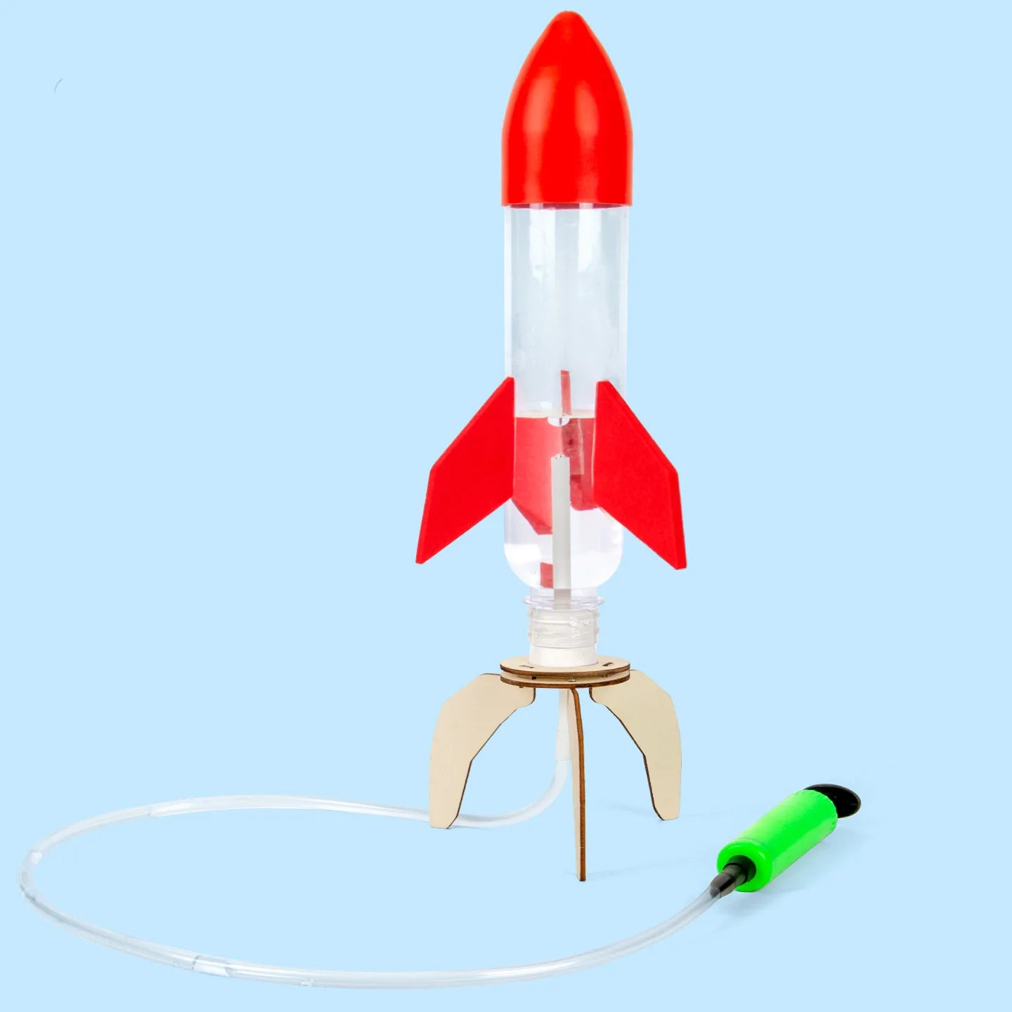 DIY Water Rocket Launcher Kit STEM Educational Science Experiment Outdoor Water Play Toy for Kids Physics Learning and Gifts