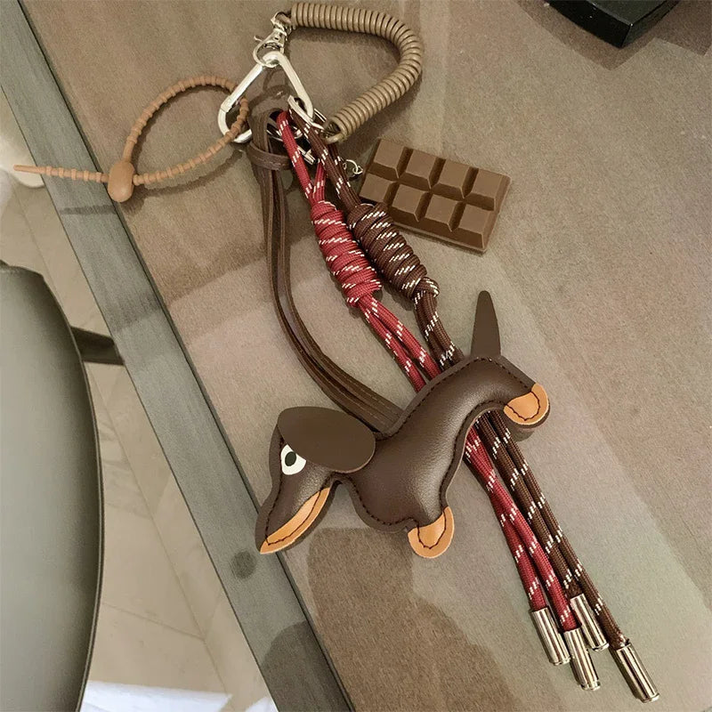 Braided Rope Bag Pendant