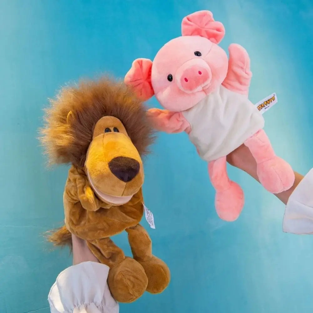 Game Glove Stuffed Animals Cartoon  Toys  Hand  Animal Hand Puppet Kindergarten Story Props Children Puppets