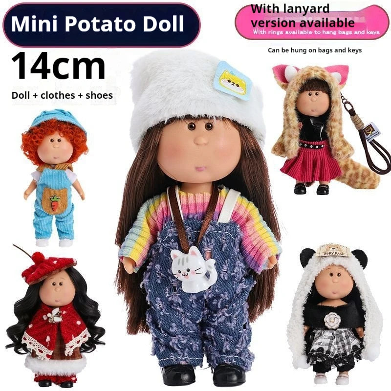 Mia 14cm Mini Potato Doll Changeable Outfit