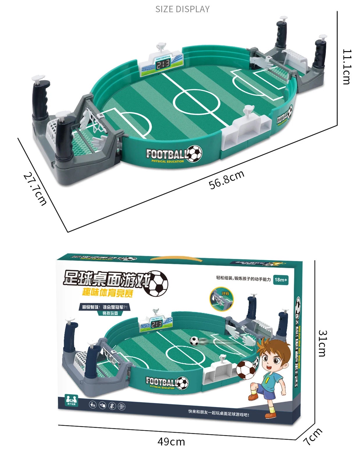 Soccer Table Football Board Game For Family Party Tabletop Soccer Toys Kids Boys Outdoor Brain Game