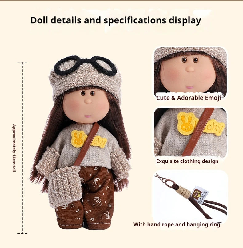 Mia 14cm Mini Potato Doll Changeable Outfit