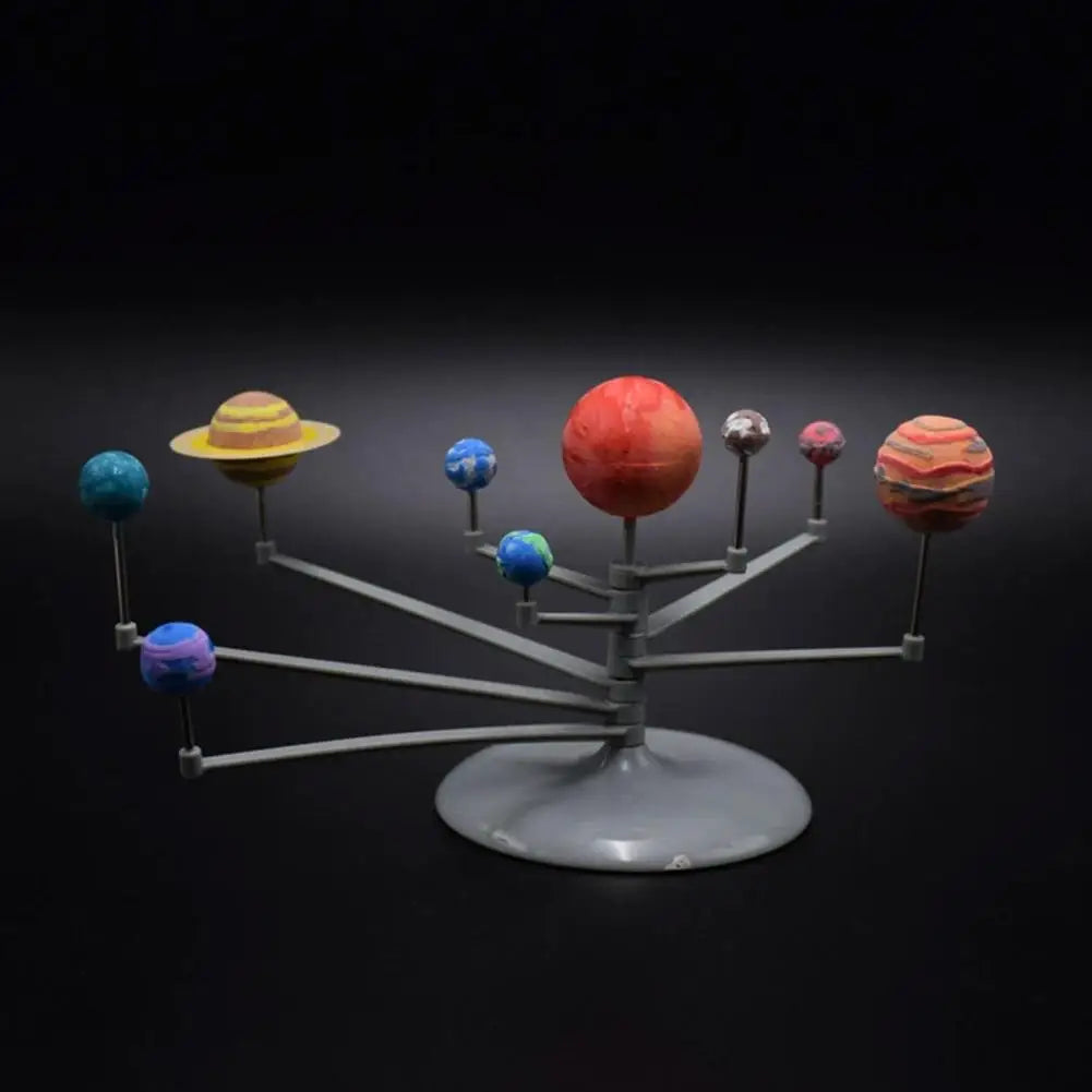 DIY Solar System Planetarium Model Kit 3D Eight Planets Science Project Educational Astronomy Toy for Kids Space Learning Gift