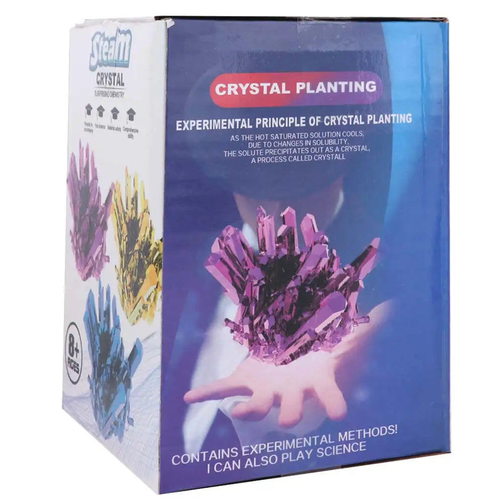 Grow a Crystal Crystal Growing Science Kit Colored Crystals Easy To Grow Science Experiments Toy Stirring Sticks DIY Craft