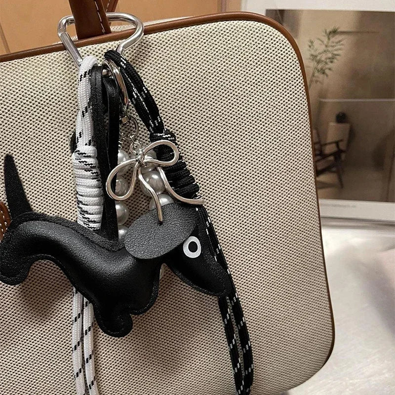 Braided Rope Bag Pendant