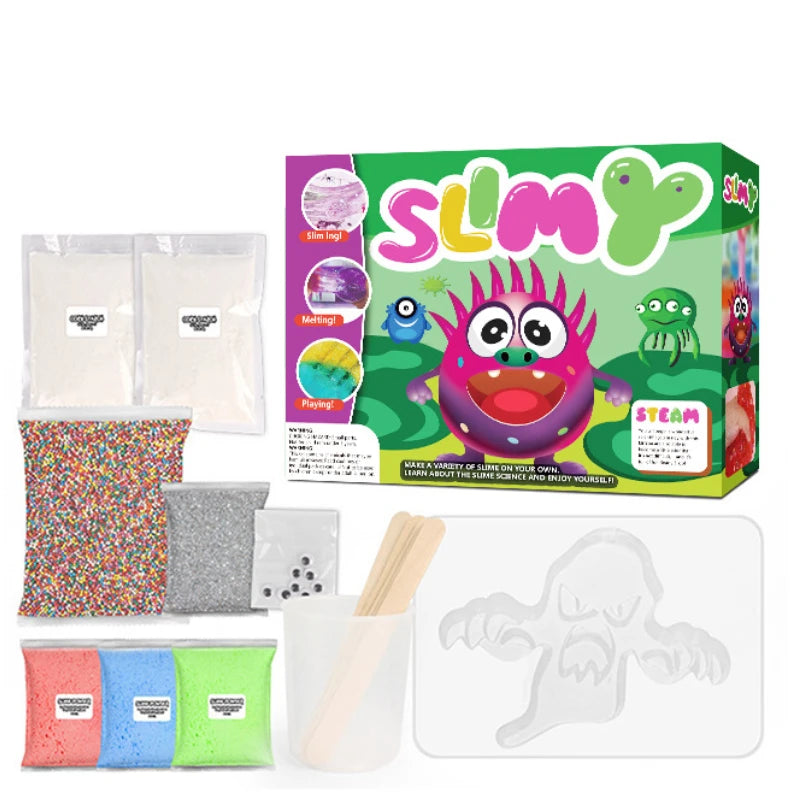 Slime Making Kits Children Science Experiment Toy Foam Glue Slime Diy Handmade Slime Science Experiment