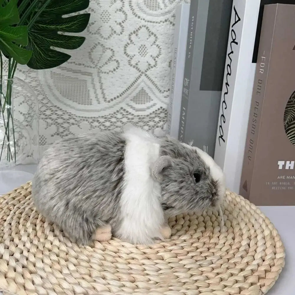 Cartoon Stuffed Animals Guinea Pig Stuffed Simulation Real Life Plush Mouse Dolls Fluffty Cute Dolls Hamster Doll Children Gift