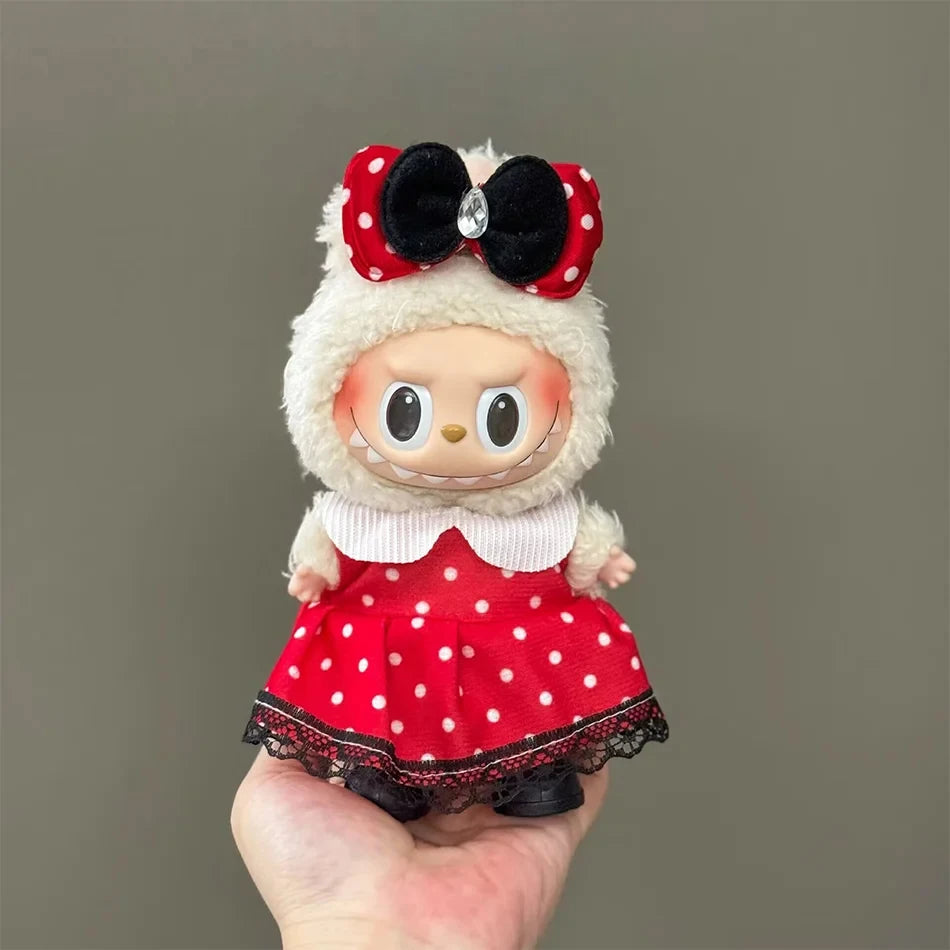 Mini Doll Clothing 15-17cm Labubu Clothing Accessories