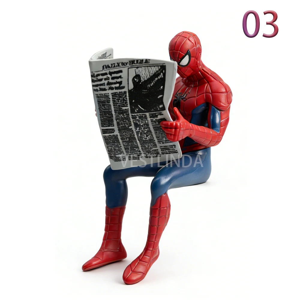 Superhero Spiderman Marvel Model Action Doll Mini Avengers Toy
