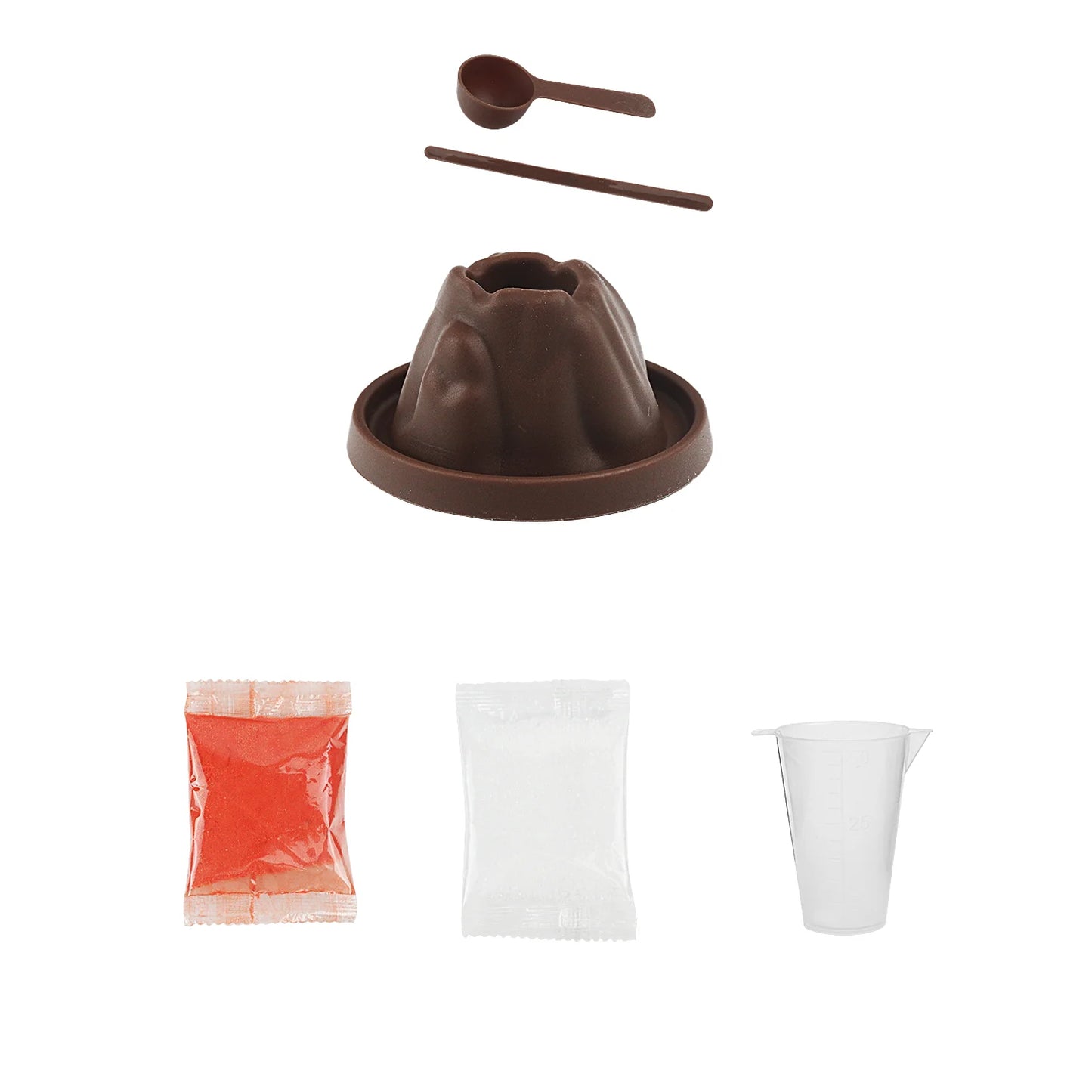 Volcano eruption DIY scientific experiment set, children's toy, snow mountain science and education small production