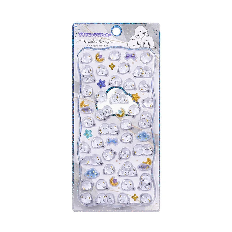In stock 3D Kids Stickers Cat and Bunny DIY Decorative Stickers for Phones, Notebooks, and Educational Rewards