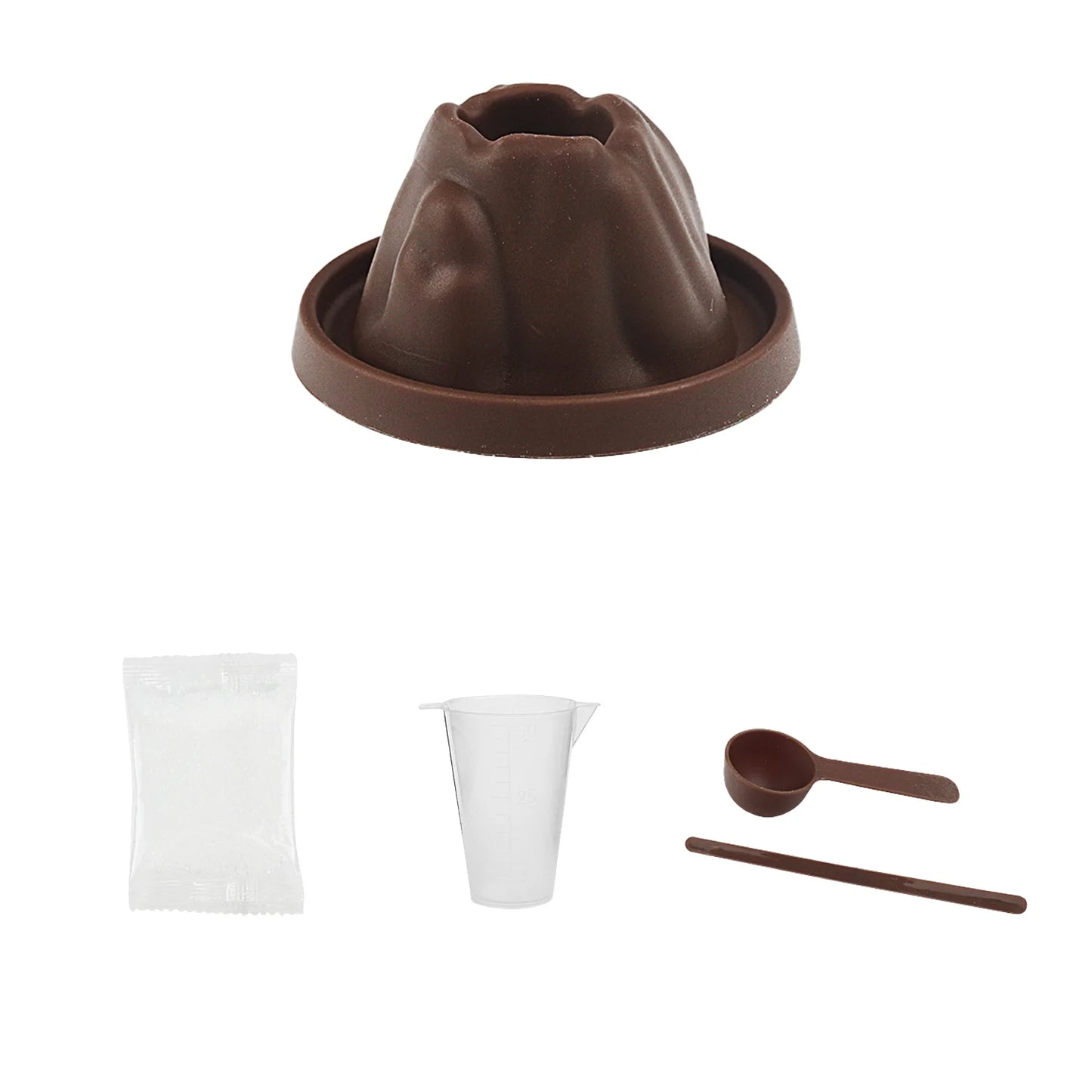 Volcano eruption DIY scientific experiment set, children's toy, snow mountain science and education small production