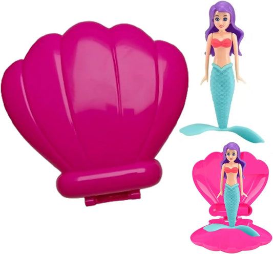 Mermaid Pool Toy Shell Funny Spin Princess Floats Summer Swimming Water Toys Magical Floating Shell Gifts Bath Toys Toddler Toys