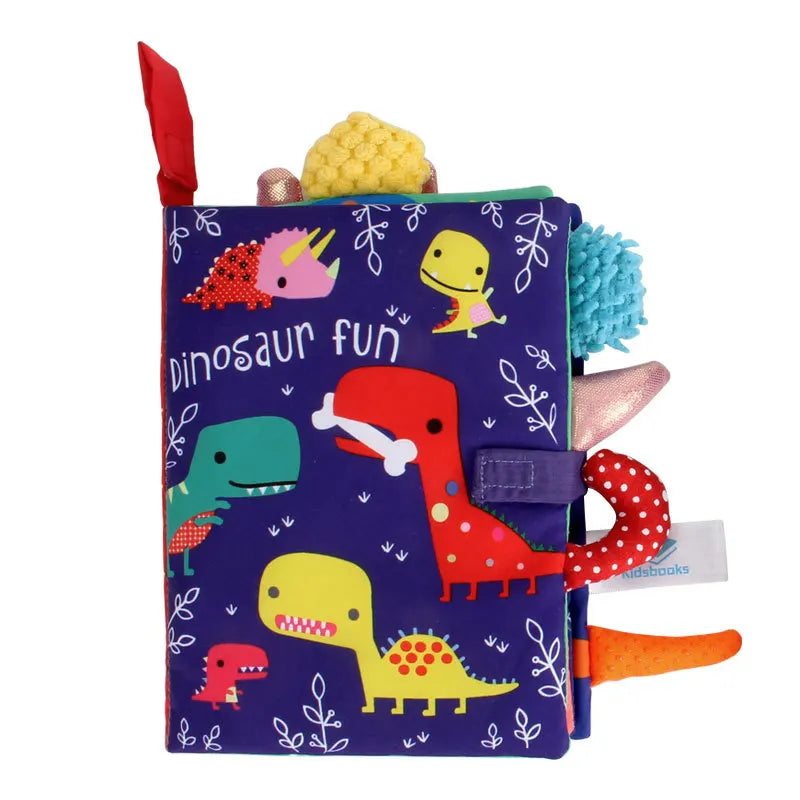 0-36Months Baby Rattles Mobiles Toy Soft Animal Cloth Book Newborn Stroller Hanging Toy Bebe Early Learning Educate Baby Toys