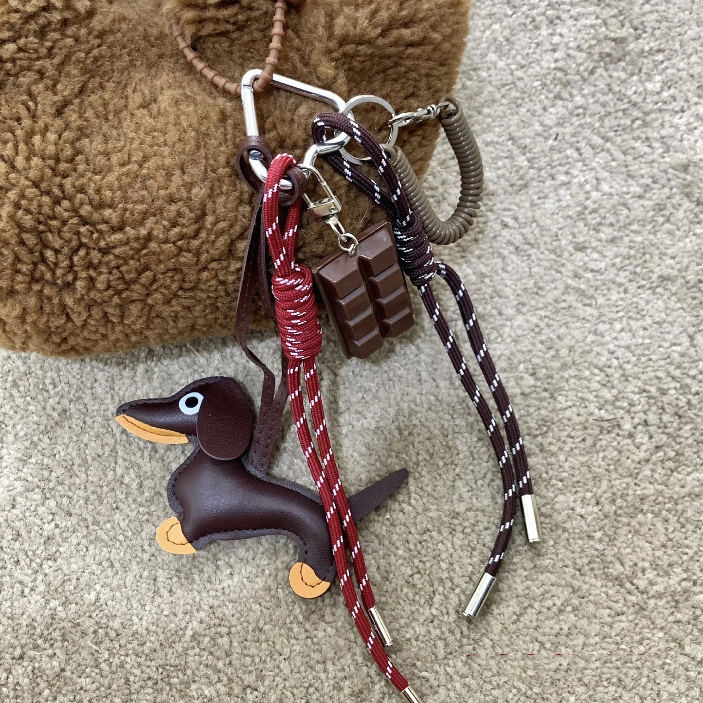 Braided Rope Bag Pendant