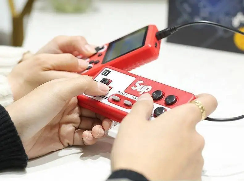 Retro Classic Games Kids Handheld Mini Game Console 400 Games,Rechargeable,Connectable with TV,Doubles,Party Kids Adult Toys