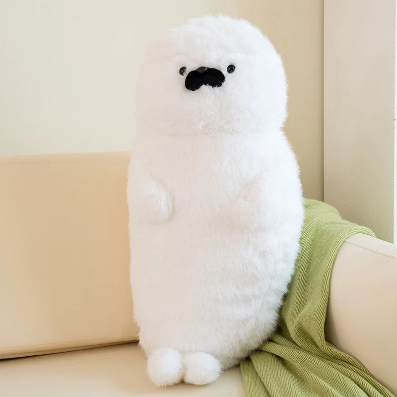 Stuffed Seal Sea Lion Plush Toy Cartoon Animal Sea Otter Soft Doll Sleeping Pillow Sofa Cushion Cute Christmas Birthday Gift