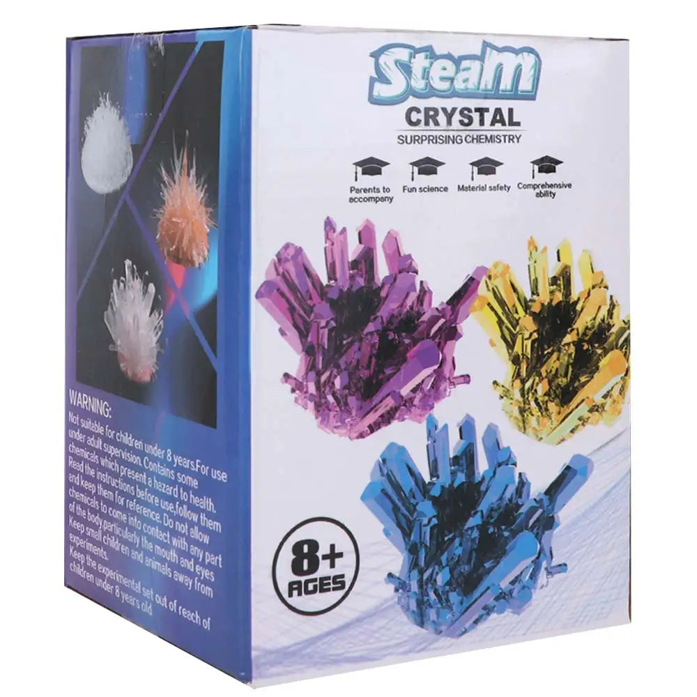 Grow a Crystal Crystal Growing Science Kit Colored Crystals Easy To Grow Science Experiments Toy Stirring Sticks DIY Craft