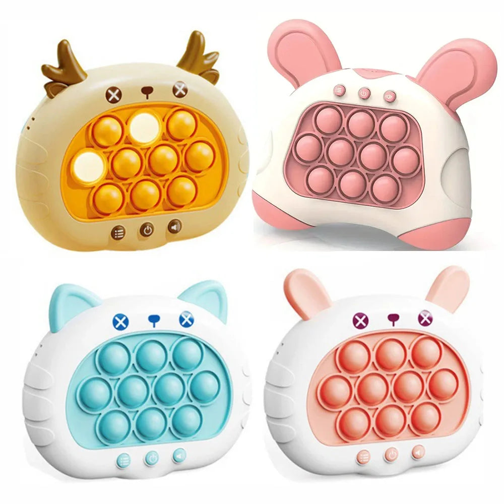 Kids Popular Mole Game Machine Multi-Level Logic Puzzle Toy with Stress Relief Cognitive Training Educational Gift for Children