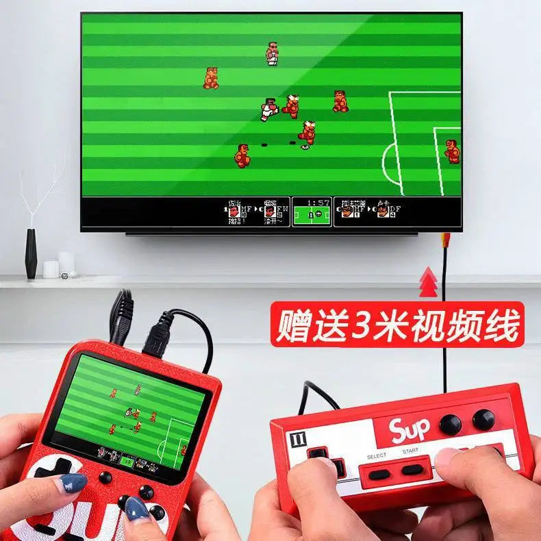 Retro Classic Games Kids Handheld Mini Game Console 400 Games,Rechargeable,Connectable with TV,Doubles,Party Kids Adult Toys