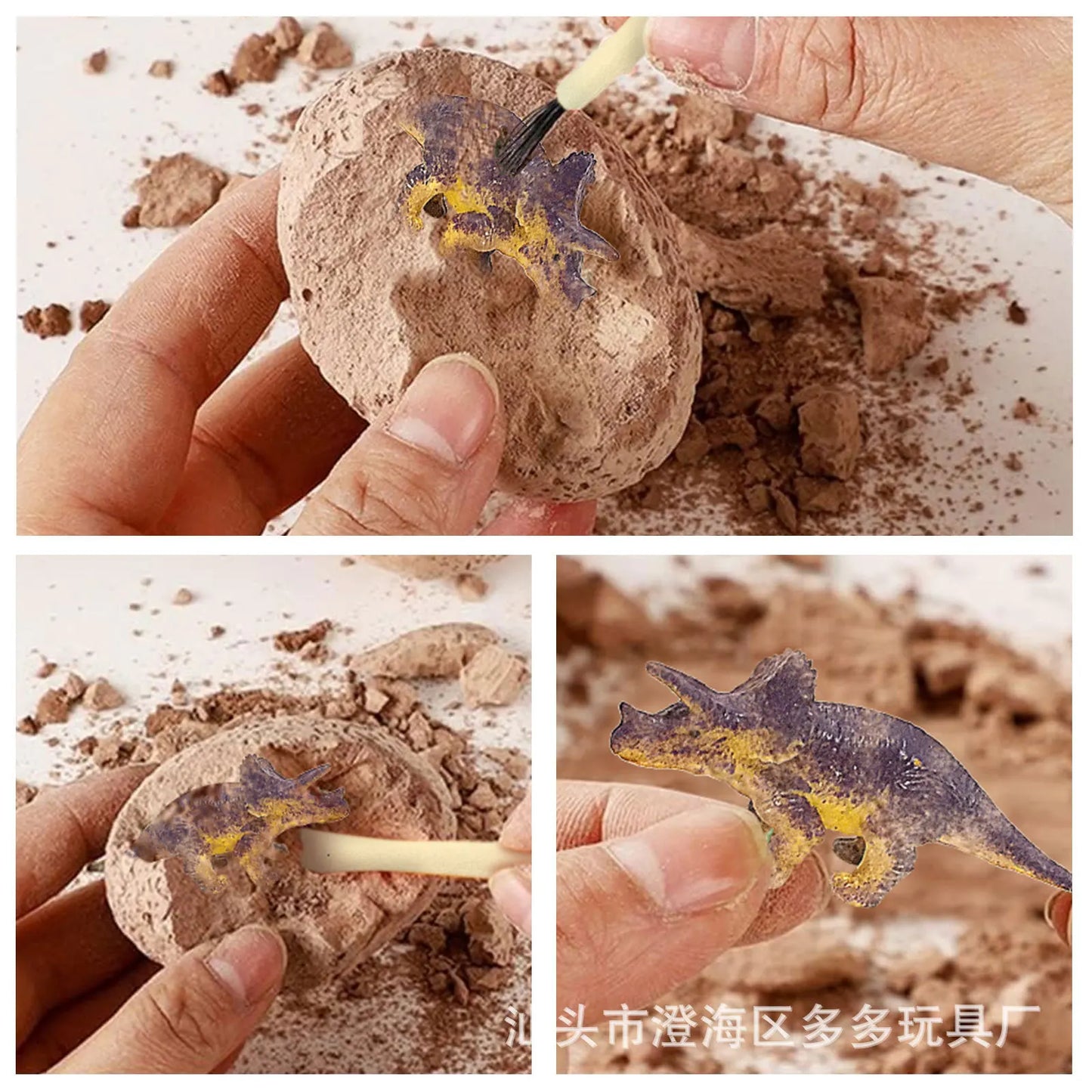 Dinosaur Egg Excavation Dig Kit for Kids STEM Learning Toy Realistic Dinosaur Model Educational DIY Science Activity
