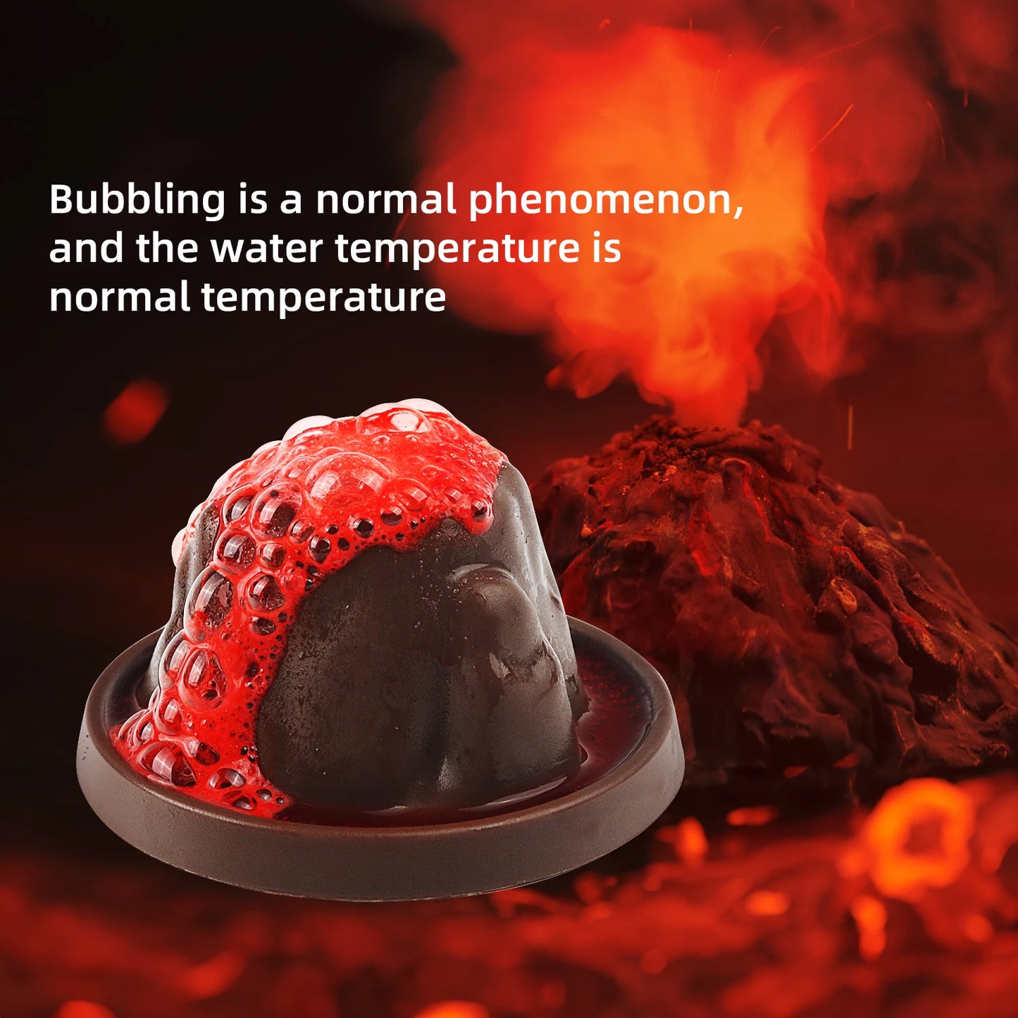 Volcano eruption DIY scientific experiment set, children's toy, snow mountain science and education small production