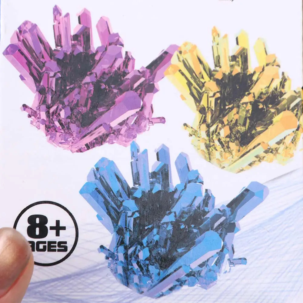 Grow a Crystal Crystal Growing Science Kit Colored Crystals Easy To Grow Science Experiments Toy Stirring Sticks DIY Craft