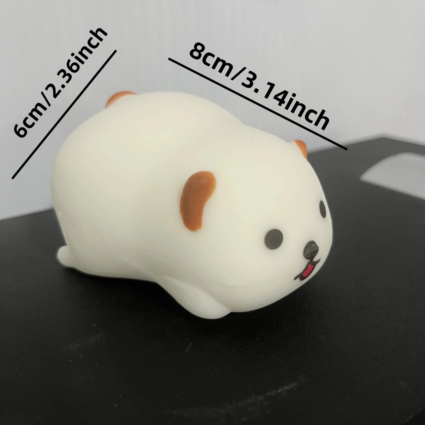 Squishy Puppy Animal Squeeze Toy. Soft Pinch Pop Fidget Toys Cute Cartoon Dog, Decor Entertainment Games Party Gifts