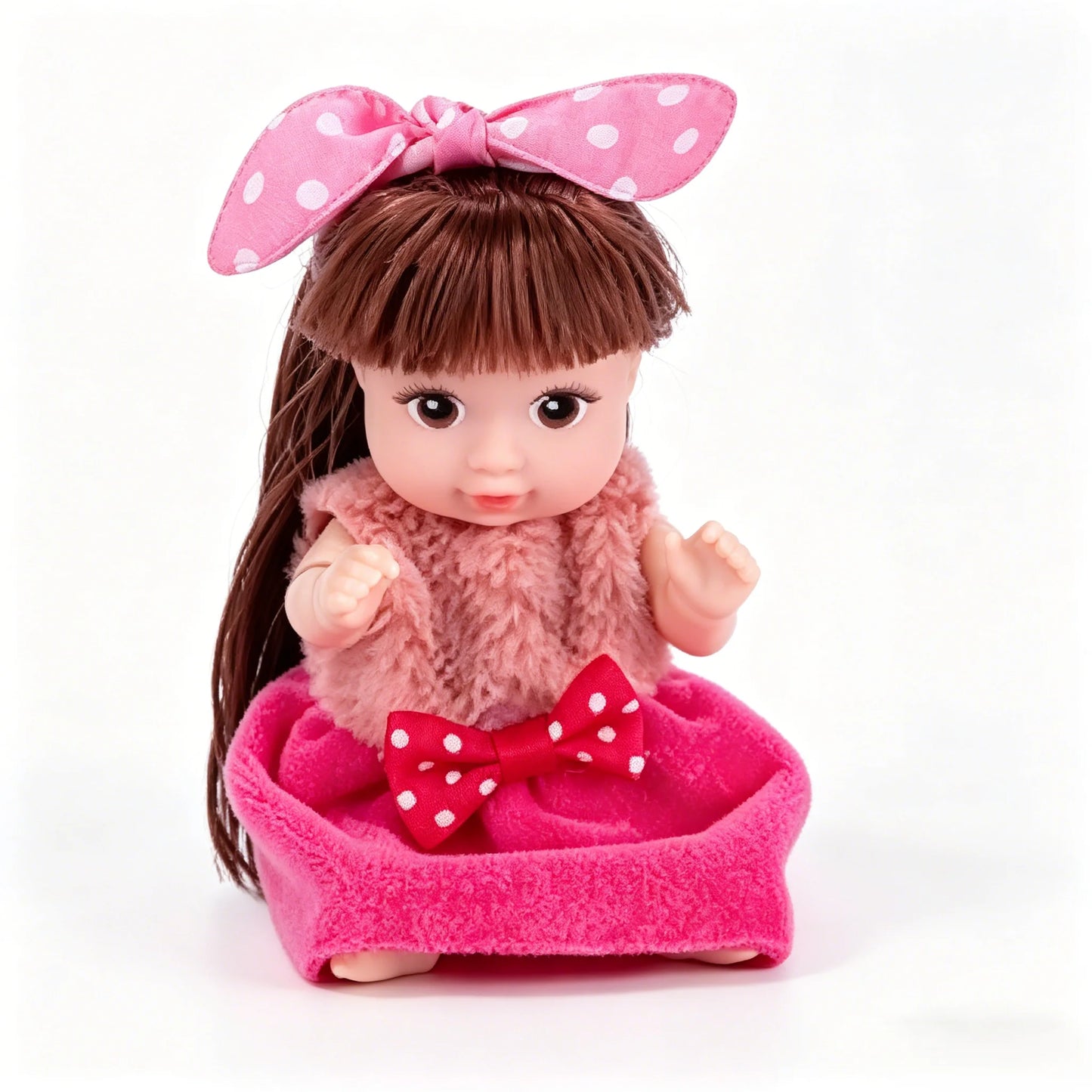 A Set of 6 Mini Baby Dolls, Reborn Baby Dolls, Suitable for Children Aged 3 And Above