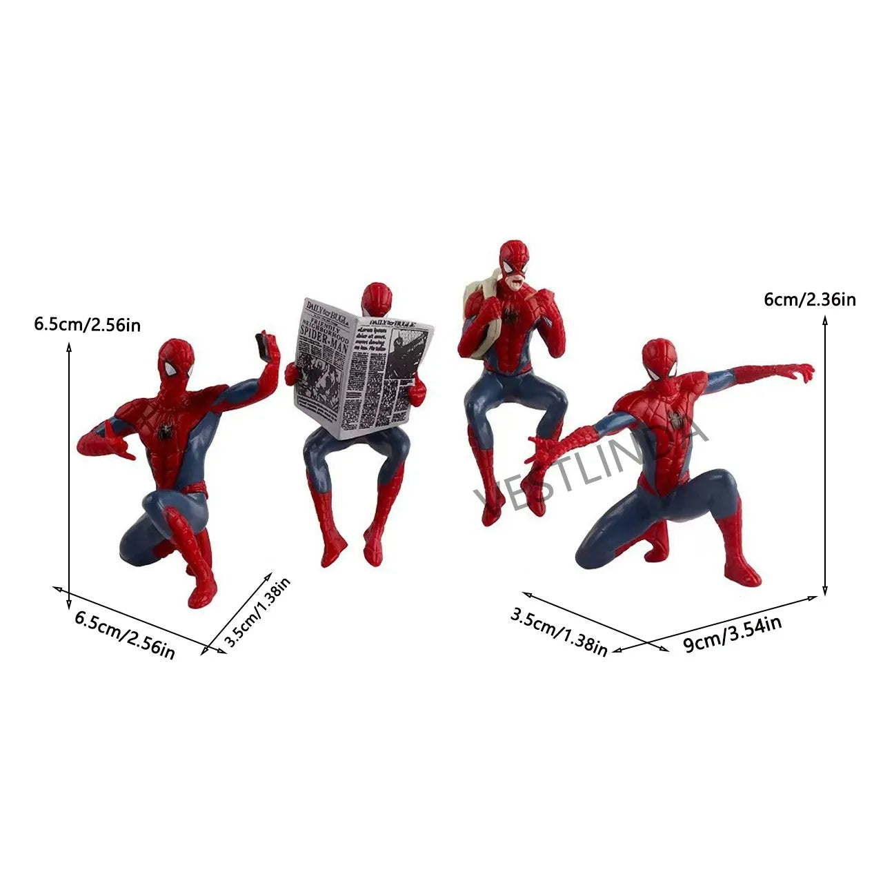 Superhero Spiderman Marvel Model Action Doll Mini Avengers Toy