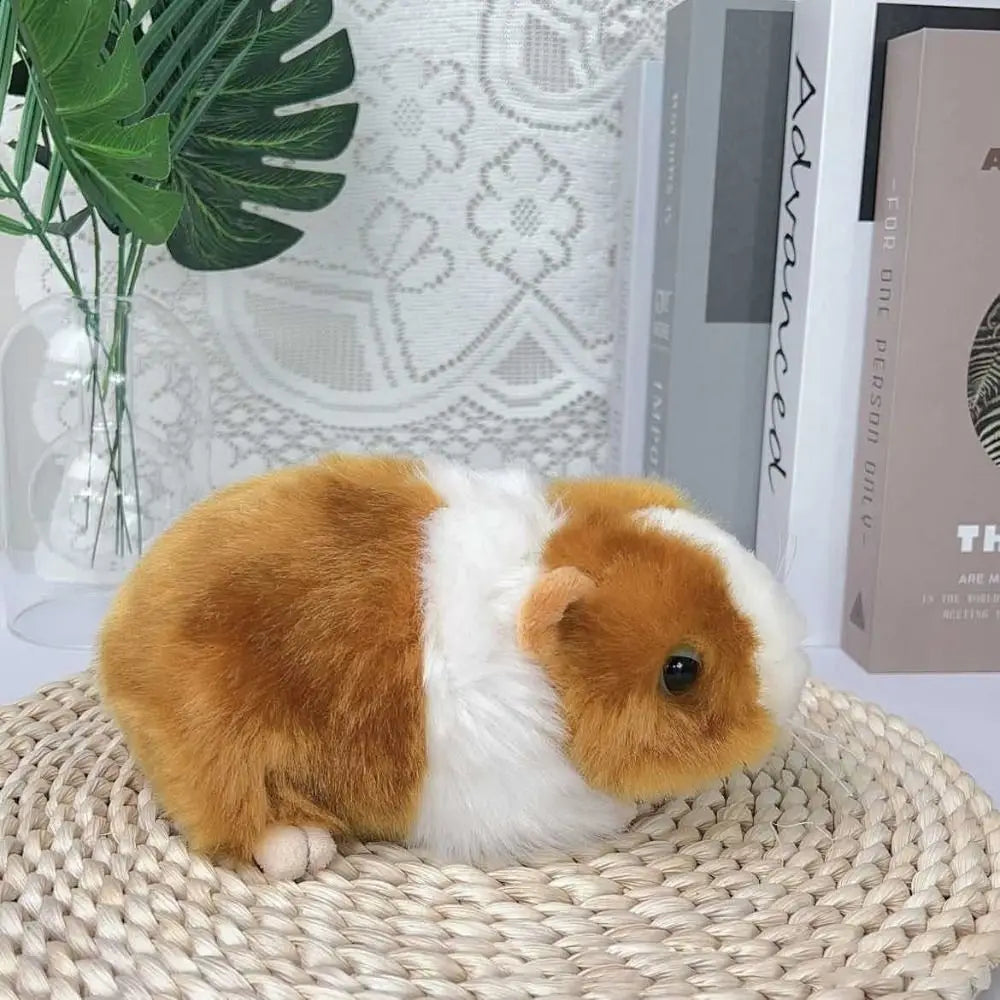 Cartoon Stuffed Animals Guinea Pig Stuffed Simulation Real Life Plush Mouse Dolls Fluffty Cute Dolls Hamster Doll Children Gift