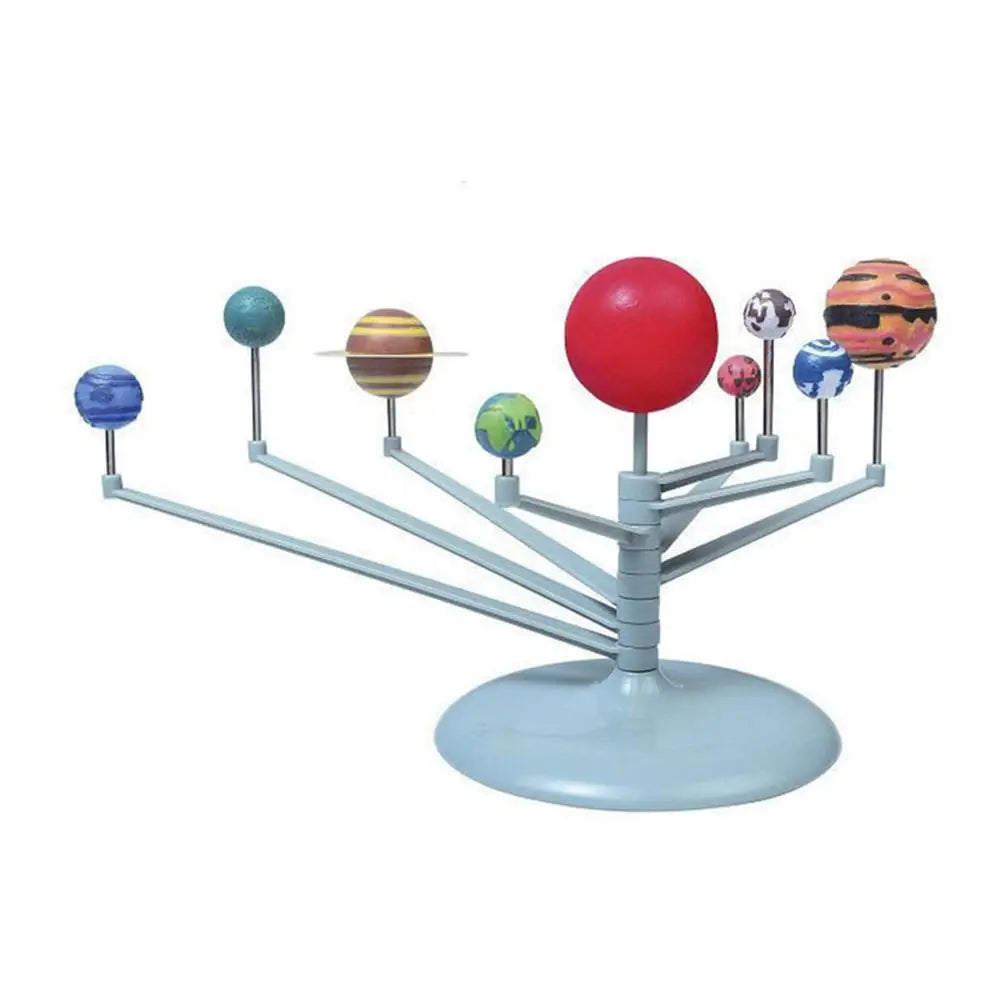 DIY Solar System Planetarium Model Kit 3D Eight Planets Science Project Educational Astronomy Toy for Kids Space Learning Gift