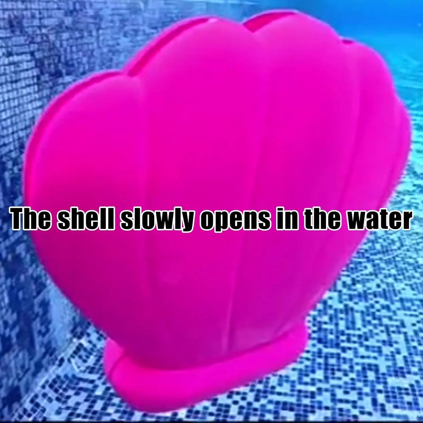 Mermaid Pool Toy Shell Funny Spin Princess Floats Summer Swimming Water Toys Magical Floating Shell Gifts Bath Toys Toddler Toys