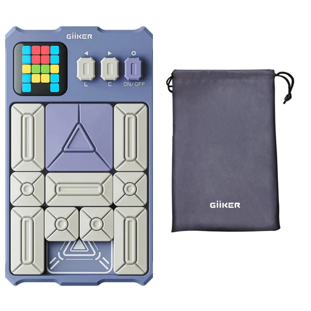 Giiker Super Slide Huarong Road Smart Sensor Game 500+ Levelled UP Brain Teaser Puzzles Interactive Fidget Toys For Kids Gifts