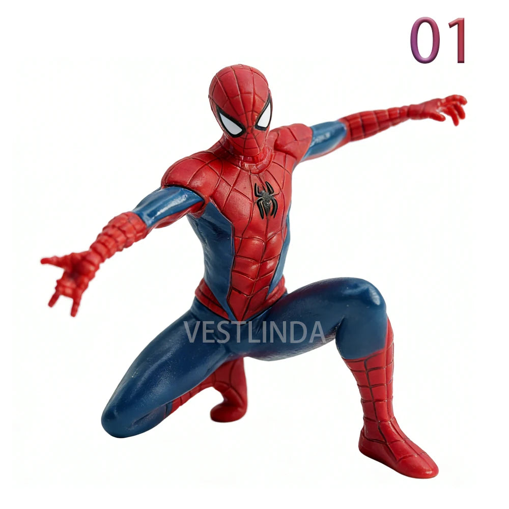 Superhero Spiderman Marvel Model Action Doll Mini Avengers Toy
