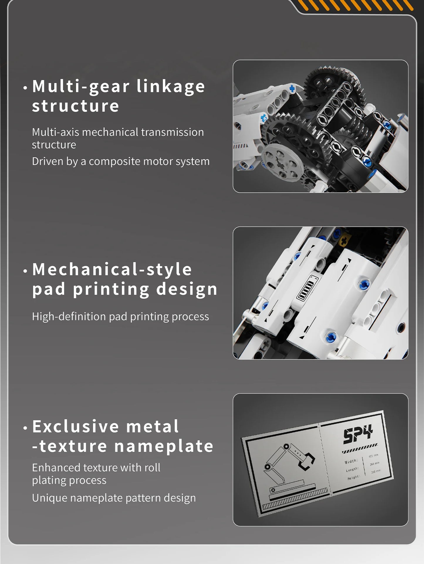 Science and education puzzle assembling programmable electric robot arm building blocks remote control toy student gift