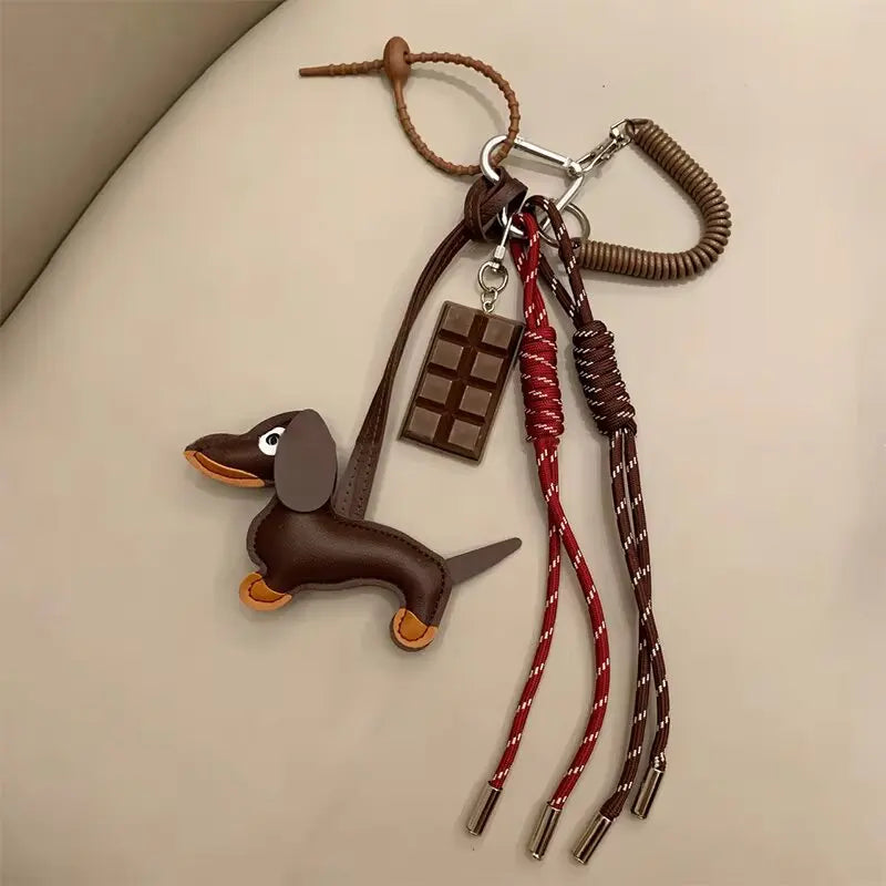 Braided Rope Bag Pendant