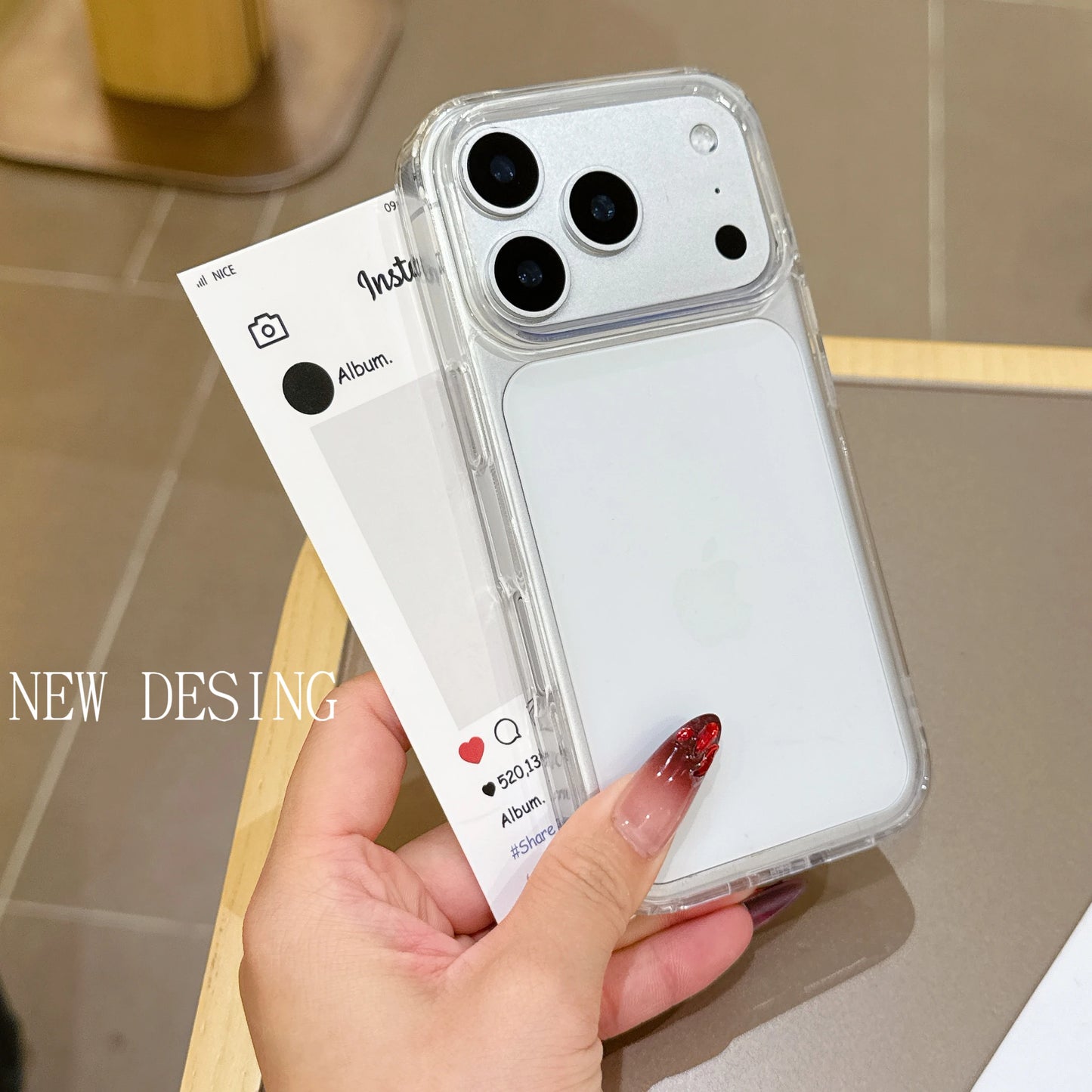 Candy Color Acrylic Hard Phone Case For iPhone 17 16 15 14 Plus 13 12 Pro Max Clear Silicone Soft Shell Shockproof Back Cover